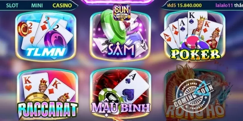 Sun52 - Game Dọc Quốc Tế - Tải Xuống APK Sun52 Tặng 199K 27 Sân chơi đánh bài đổi thưởng xanh chín